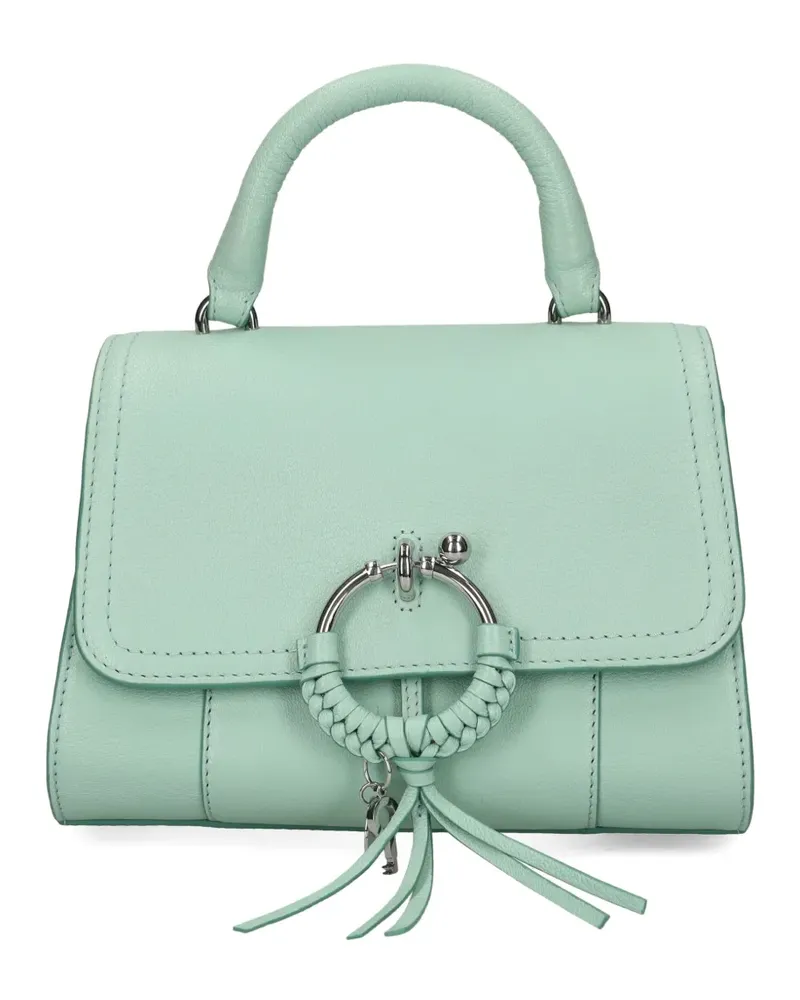 See by Chloé Satchel-Tasche mit Logo-Print - Blau Blau