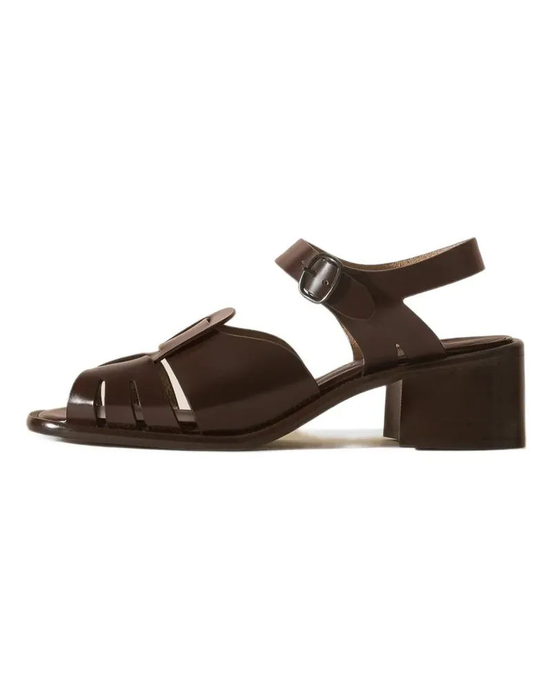 HEREU Ancora heeled sandals - Braun Braun