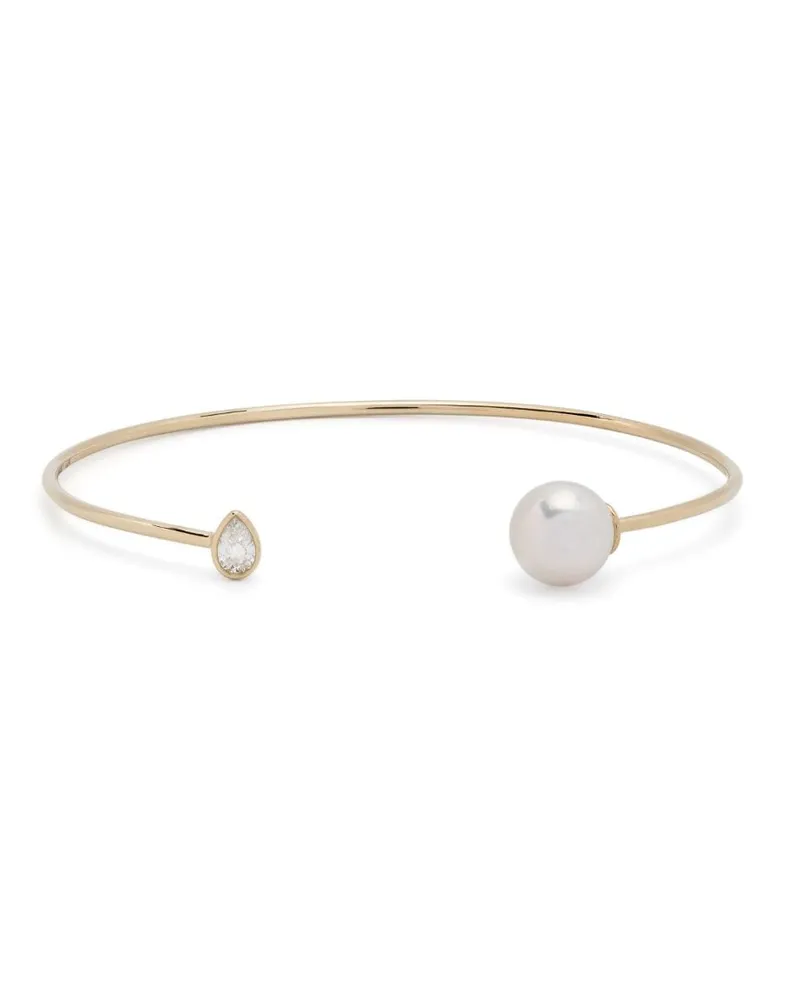 MIZUKI 14kt Sea of Beauty Gelbgoldarmband mit Perlen und Diamanten Gold
