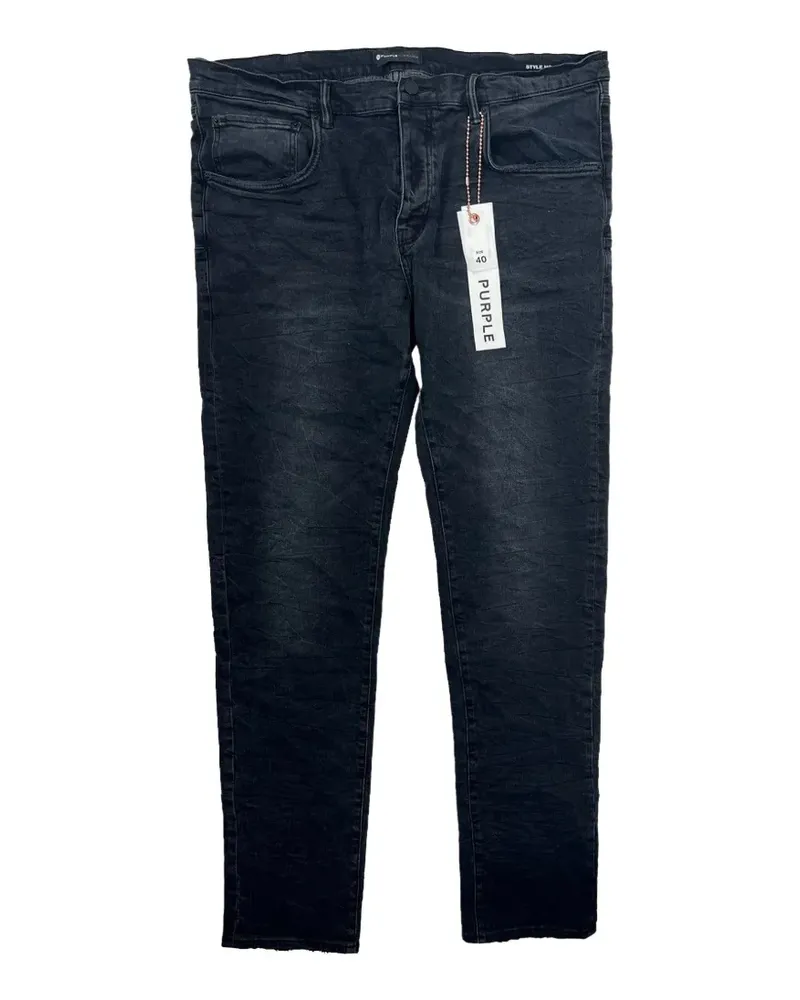 PURPLE BRAND P001 resin-finish jeans - Schwarz Schwarz