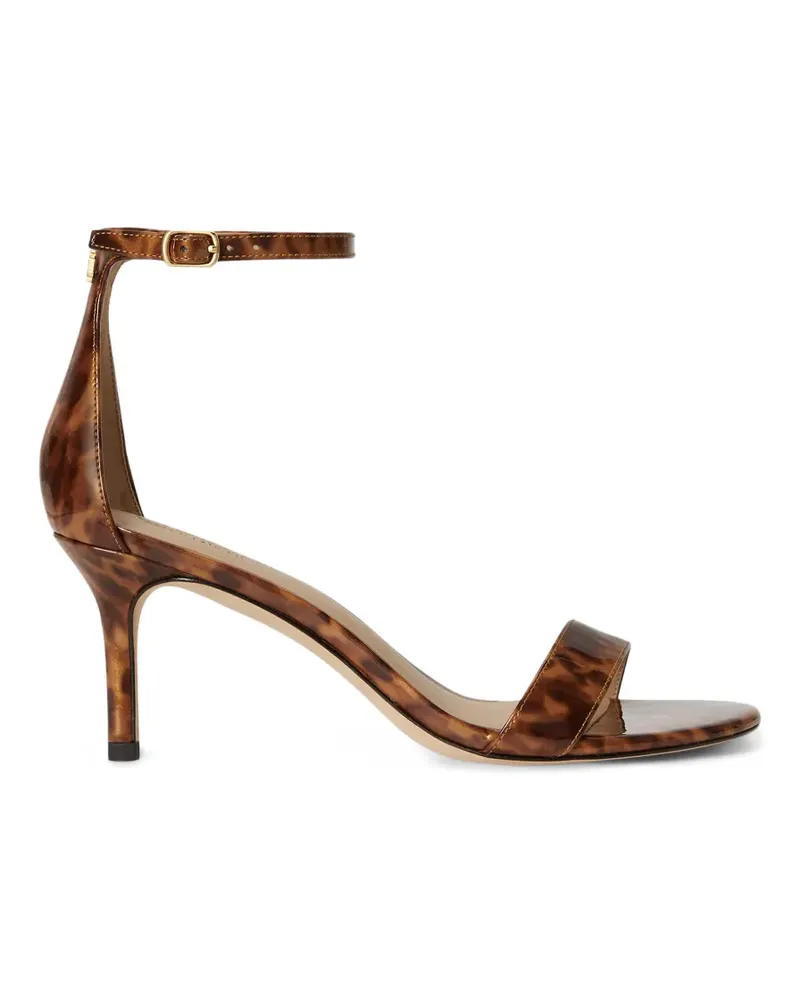 Ralph Lauren Allie Sandalen mit Schildpatt-Print - Braun Braun