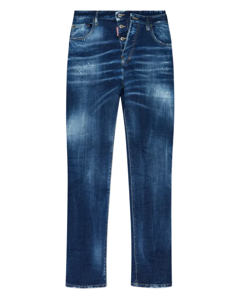 Dsquared2 Geknöpfte Hose - Blau Blau