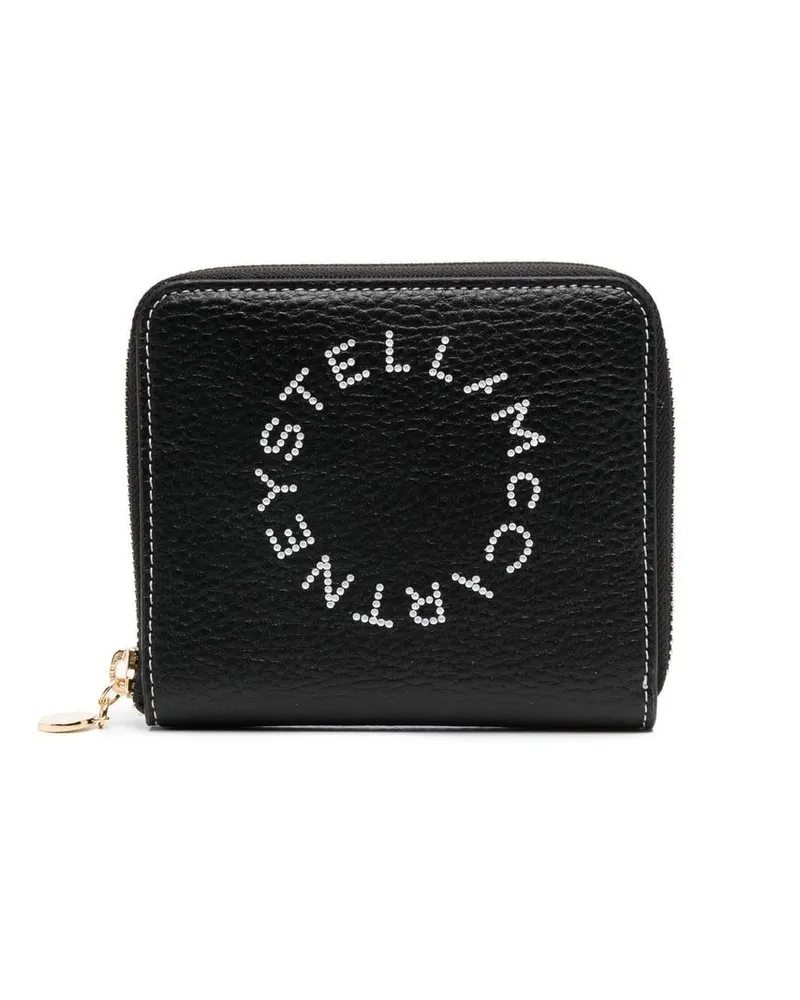 Stella McCartney Portemonnaie mit Logo-Print - Schwarz Schwarz