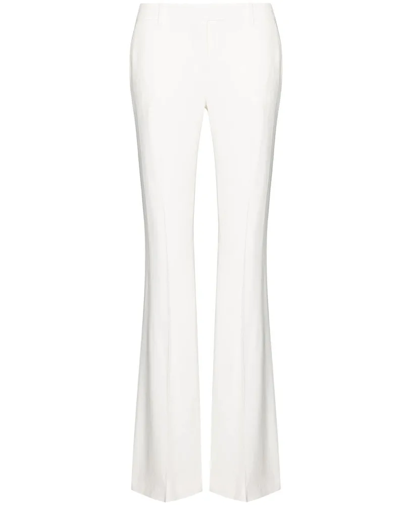 Alexander McQueen Ausgestellte Hose - Weiß Weiß