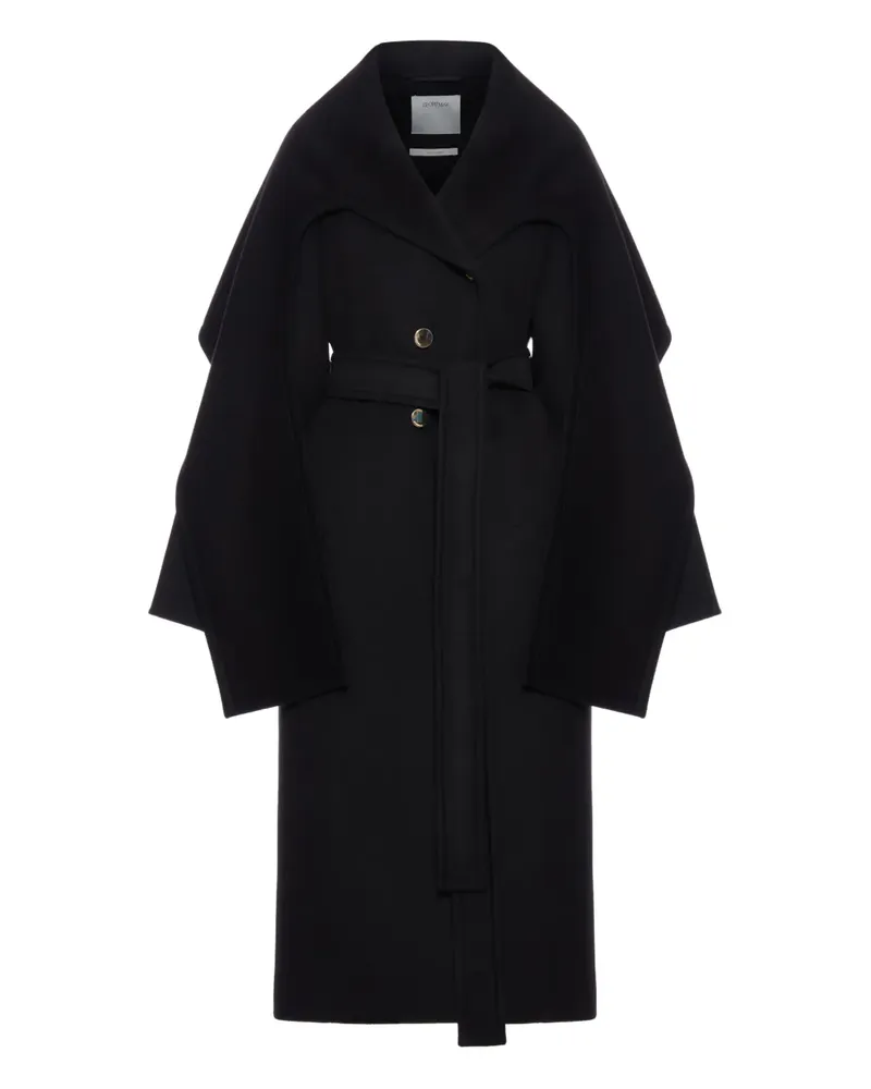 SPORTMAX Mantel mit Schalkragen - Schwarz Schwarz
