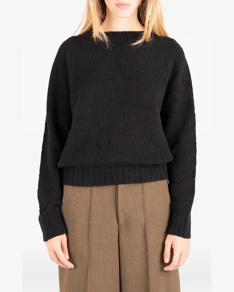 Société Anonyme Gerippter Janina Pullover - Schwarz Schwarz
