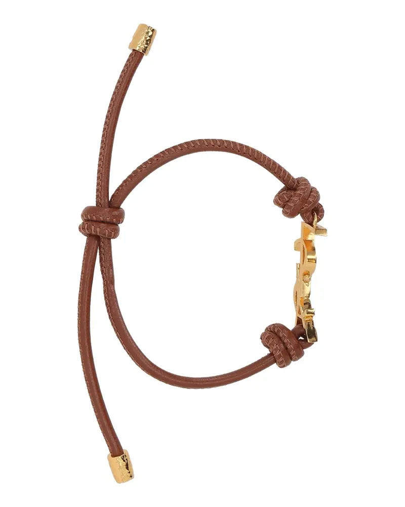 Saint Laurent Cassandre logo bracelet - Gold Gold