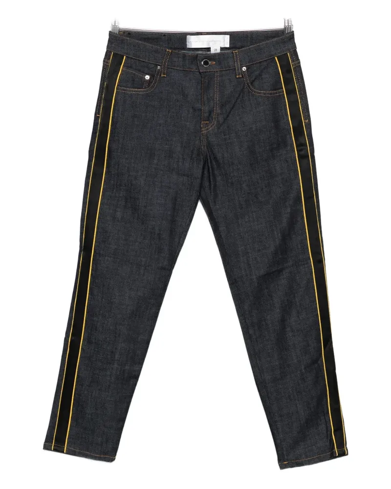 Victoria Beckham Jeans mit Streifendetail - Schwarz Schwarz