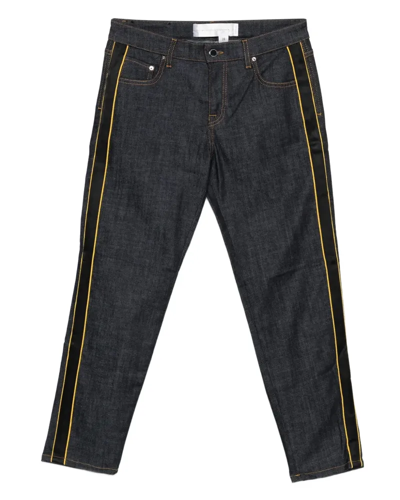 Victoria Beckham stripe-detail jeans - Schwarz Schwarz
