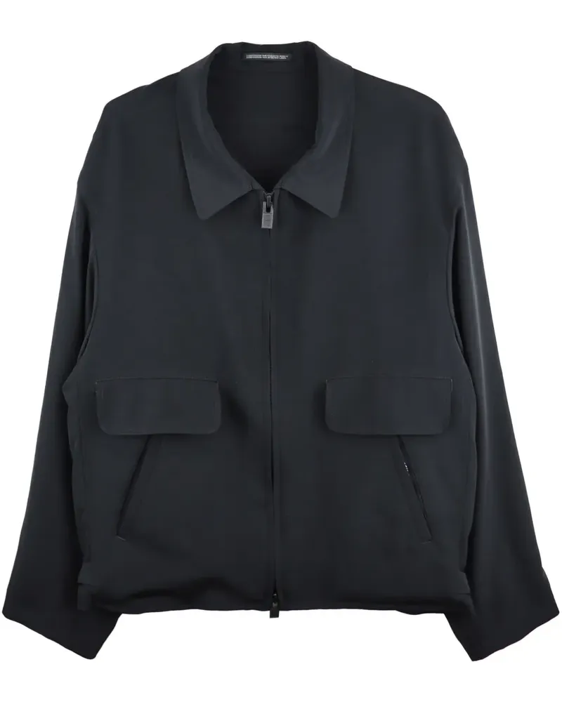 Yohji Yamamoto TA Tuxedo-Blouson - Schwarz Schwarz