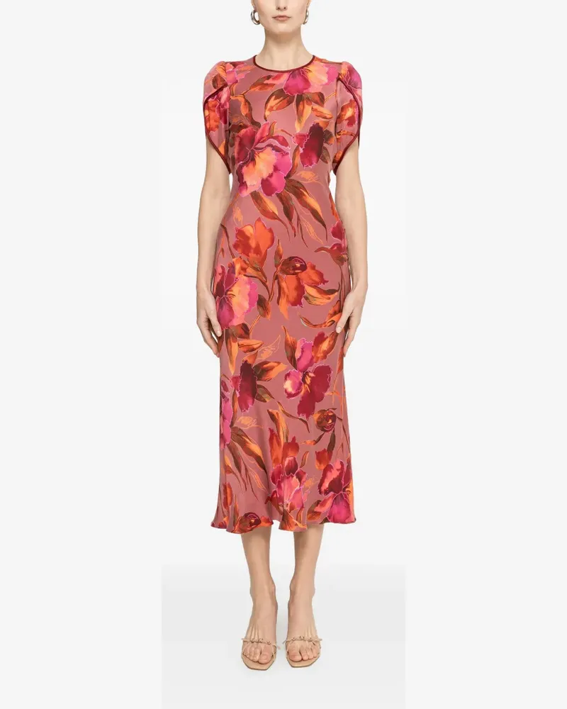 NISSA printed midi dress - Rosa Rosa