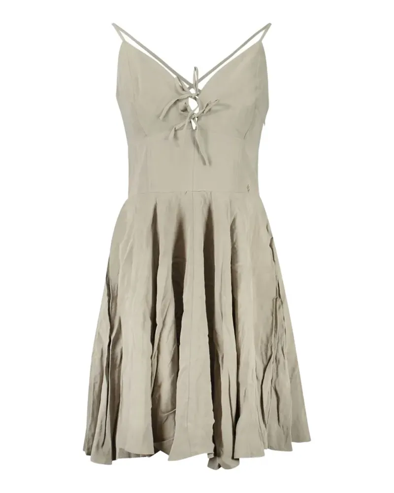 Guess V-neck pleated dress - Grün Grün