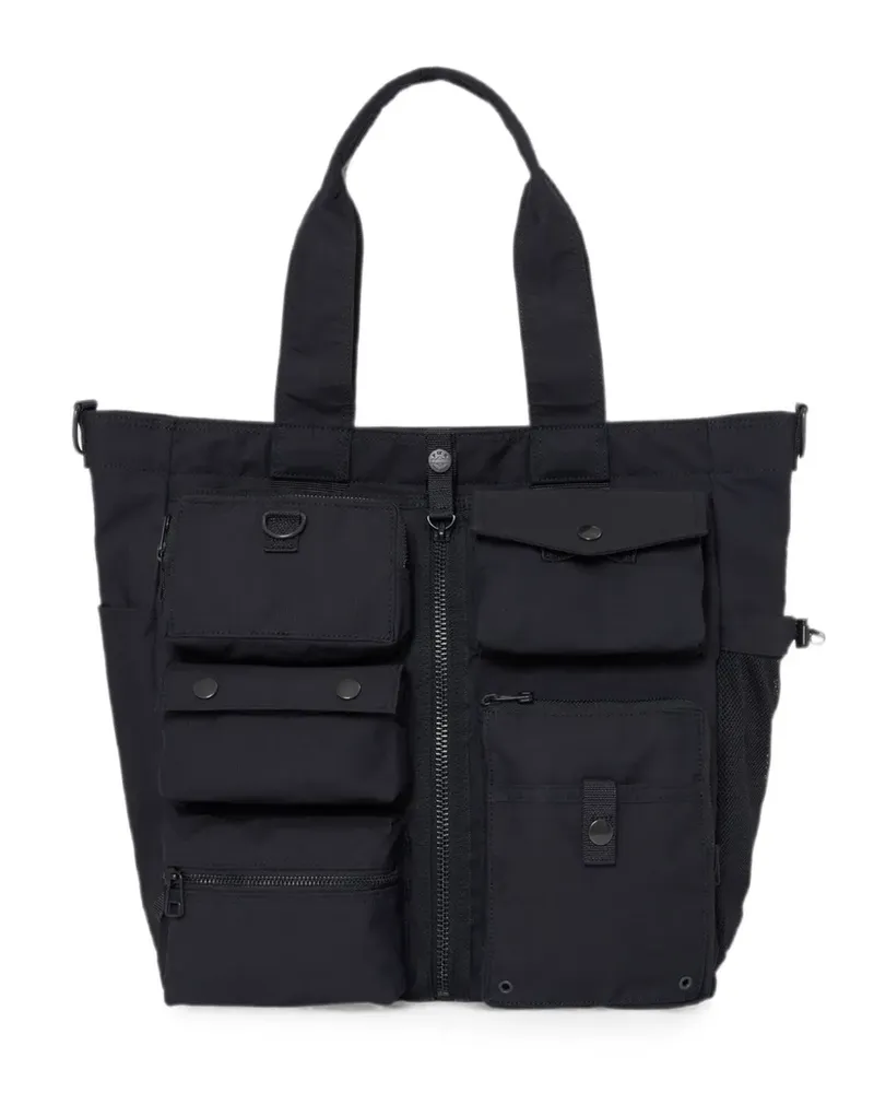 PORTER-YOSHIDA & CO Potr Dissection multiple-pocket tote bag - Schwarz Schwarz