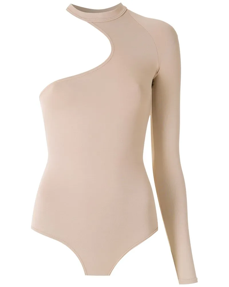 Amir Slama Body mit langen Ärmeln - Nude Nude
