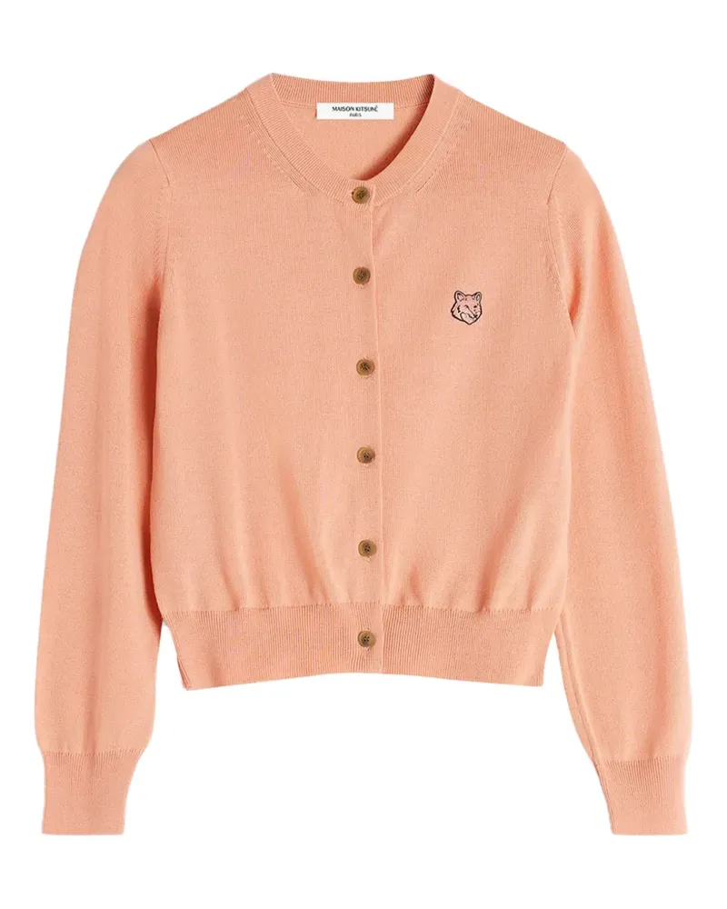 Kitsuné Merino-Cardigan - Rosa Rosa