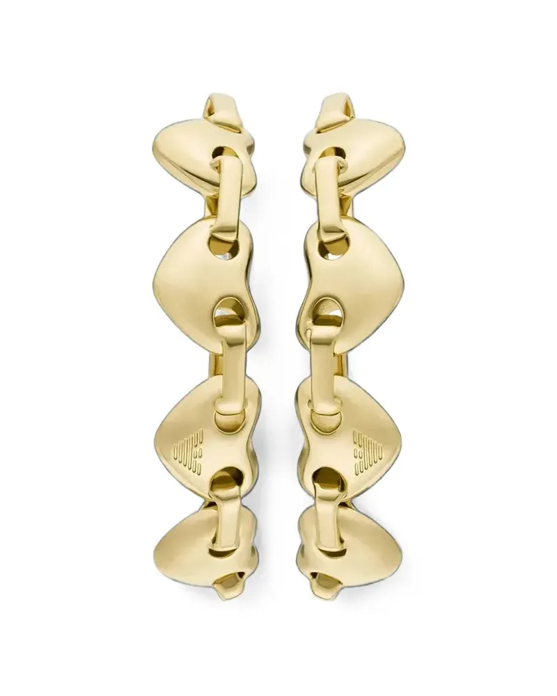 Emporio Armani Sentimental Creolen mit Herzdetail - Gold Gold