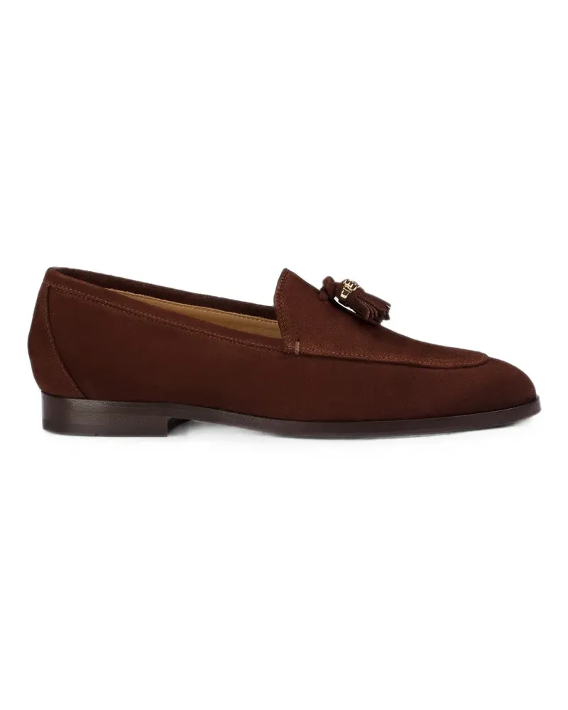 Doucal´s tassel-detail suede loafers - Braun Braun