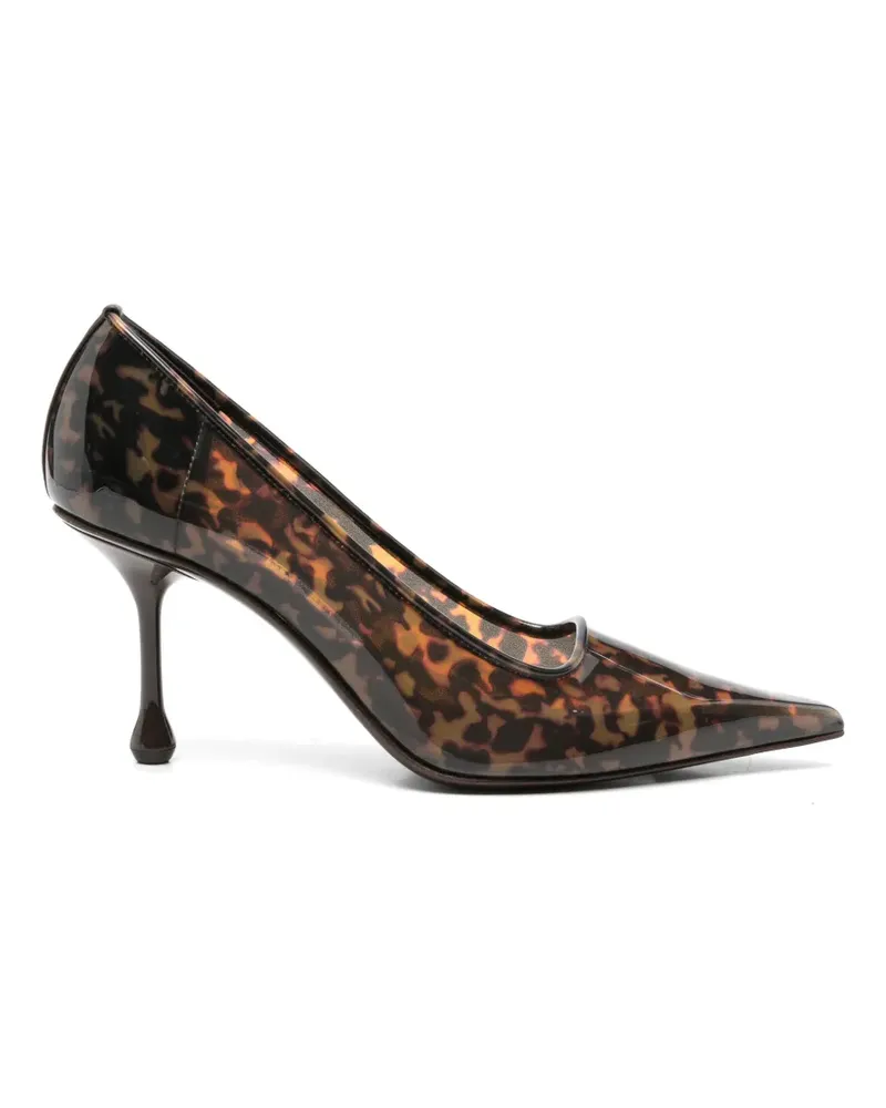 Jimmy Choo Ixia tortoise-pattern pumps - Braun Braun