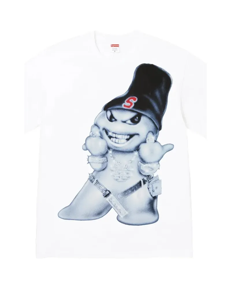 Supreme Being Snowman T-Shirt mit Grafik - Weiß Weiß
