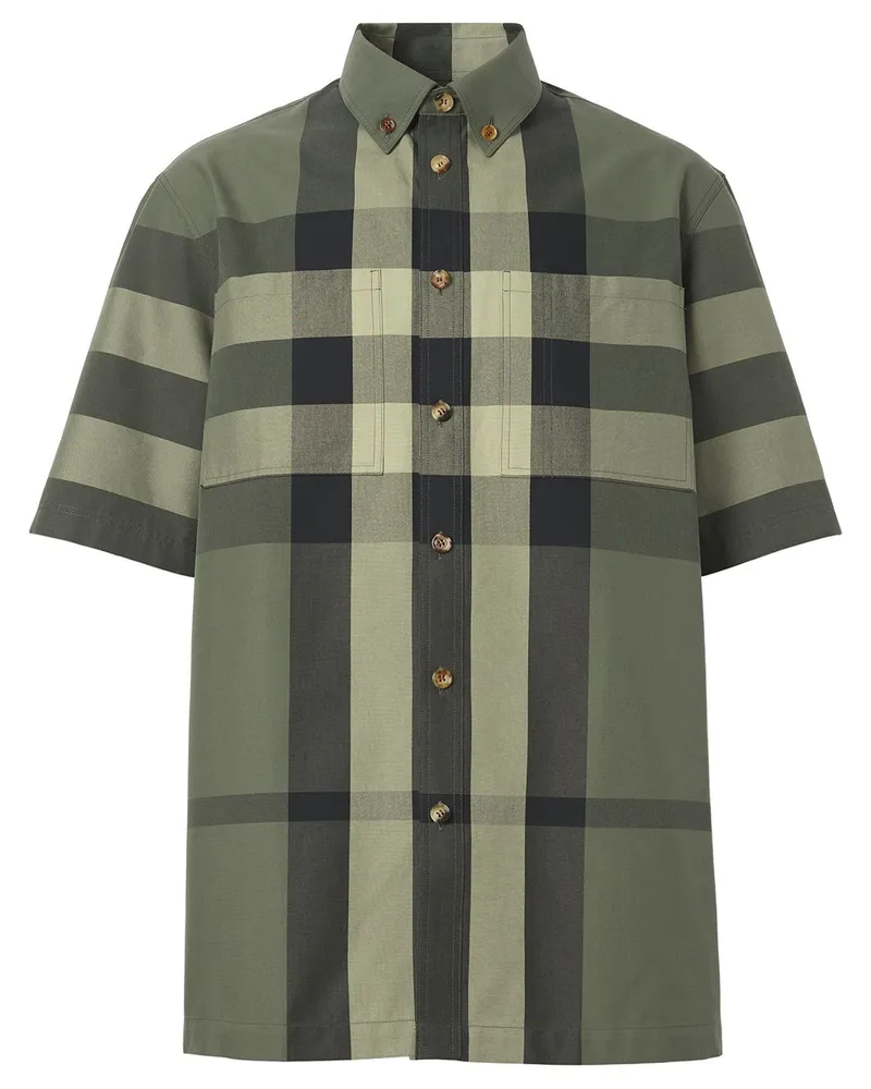 Burberry Hemd mit Vintage-Check - Grün Grün