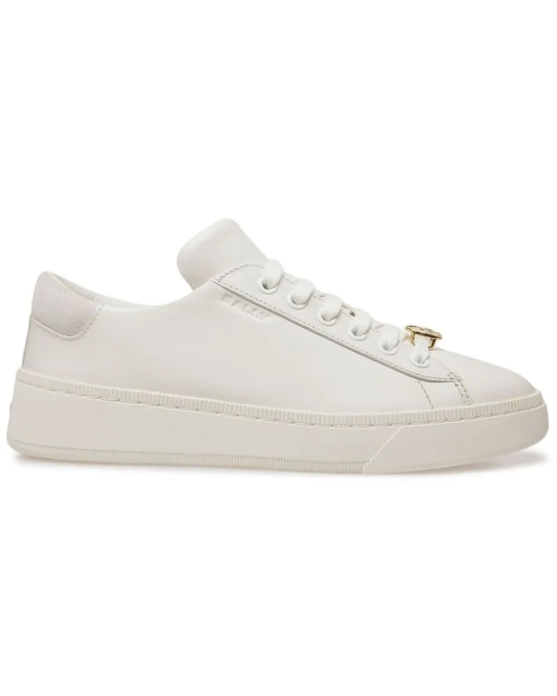 Bally Ryver Sneakers mit Logo-Schild - Weiß Weiß