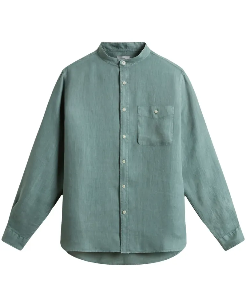 Woolrich Hemd mit Stehkragen - Grün Grün