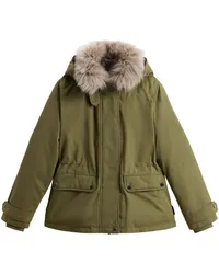 Woolrich Daunenjacke mit abnehmbarer Kapuze Grün