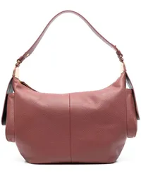 Coccinelle Schultertasche aus strukturiertem Leder Rosa