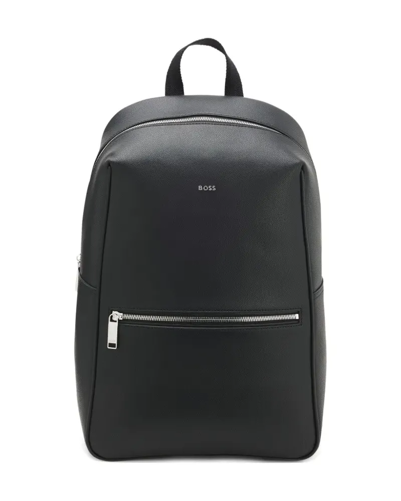 HUGO BOSS Rucksack mit Reißverschluss - Schwarz Schwarz