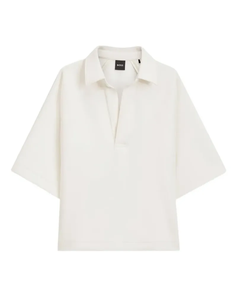 HUGO BOSS Sweatshirt aus Scuba-Jersey - Nude Nude