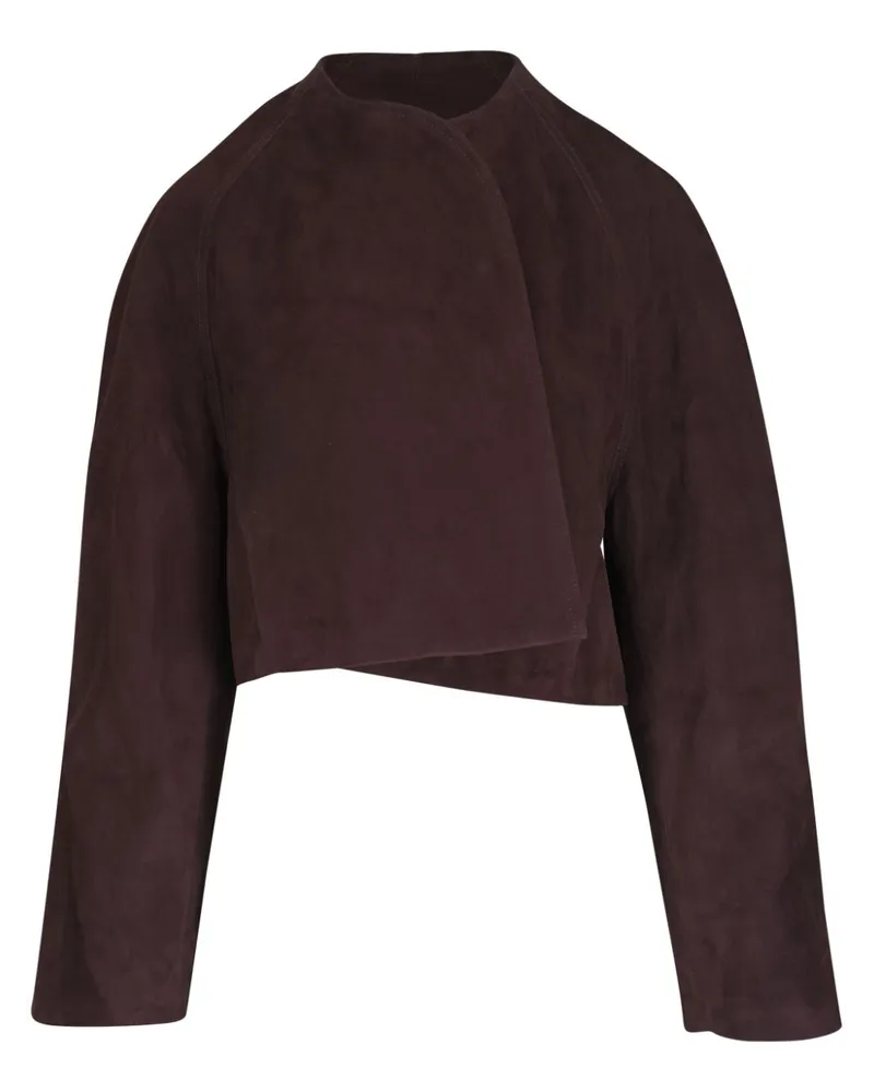 KHAITE Garothy Jacke aus Wildleder - Braun Braun