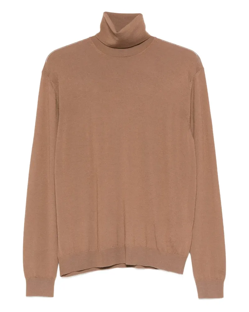 Malo Pullover mit Rollkragen - Braun Braun