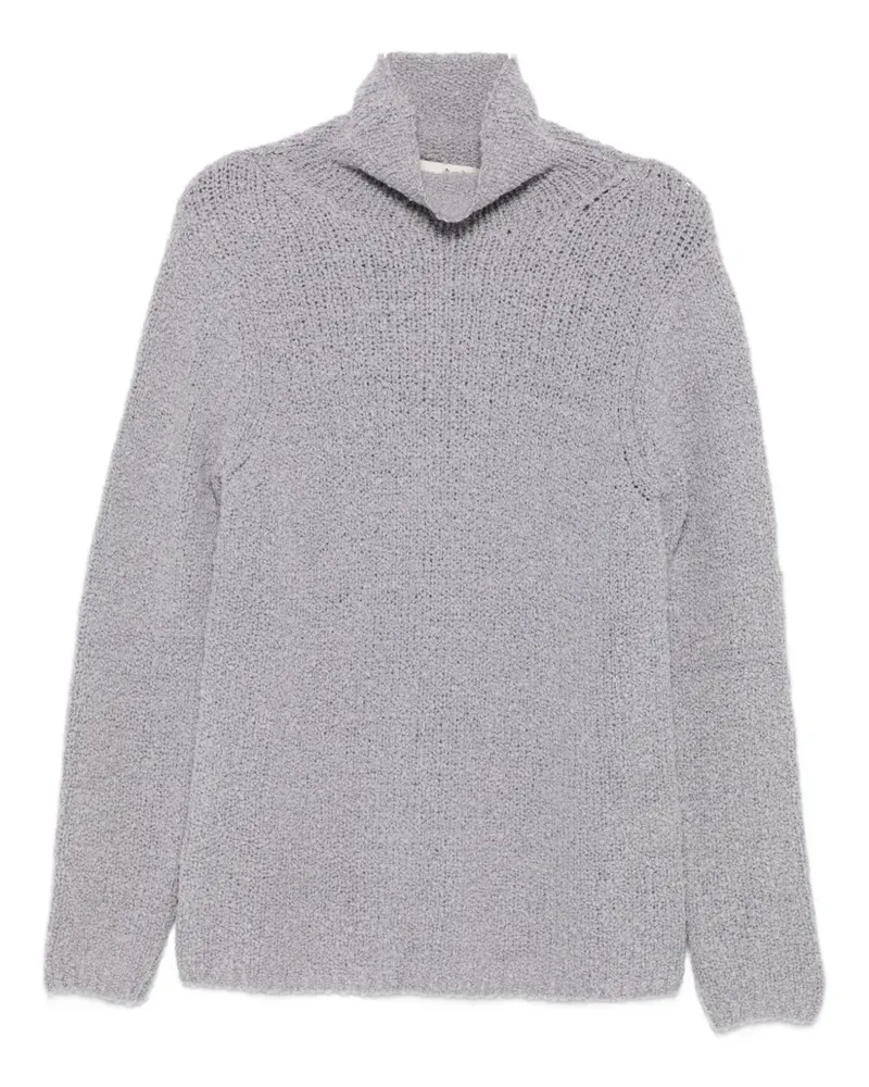 Bruno Manetti Pullover mit Stehkragen - Grau Grau