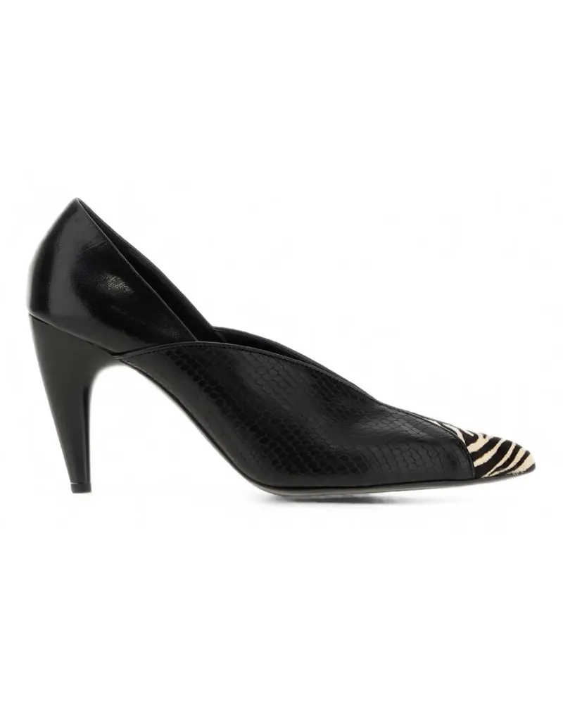 Isabel Marant Luza Pumps mit Zebra-Print - Schwarz Schwarz