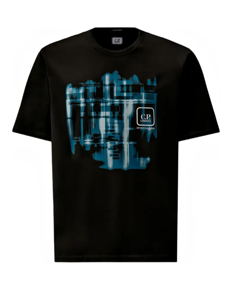 C.P. Company T-Shirt mit Print - Schwarz Schwarz