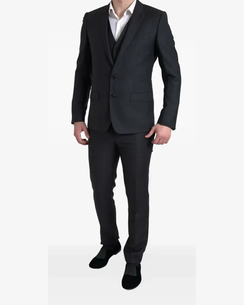 Dolce & Gabbana Martini three-piece suit - Schwarz Schwarz