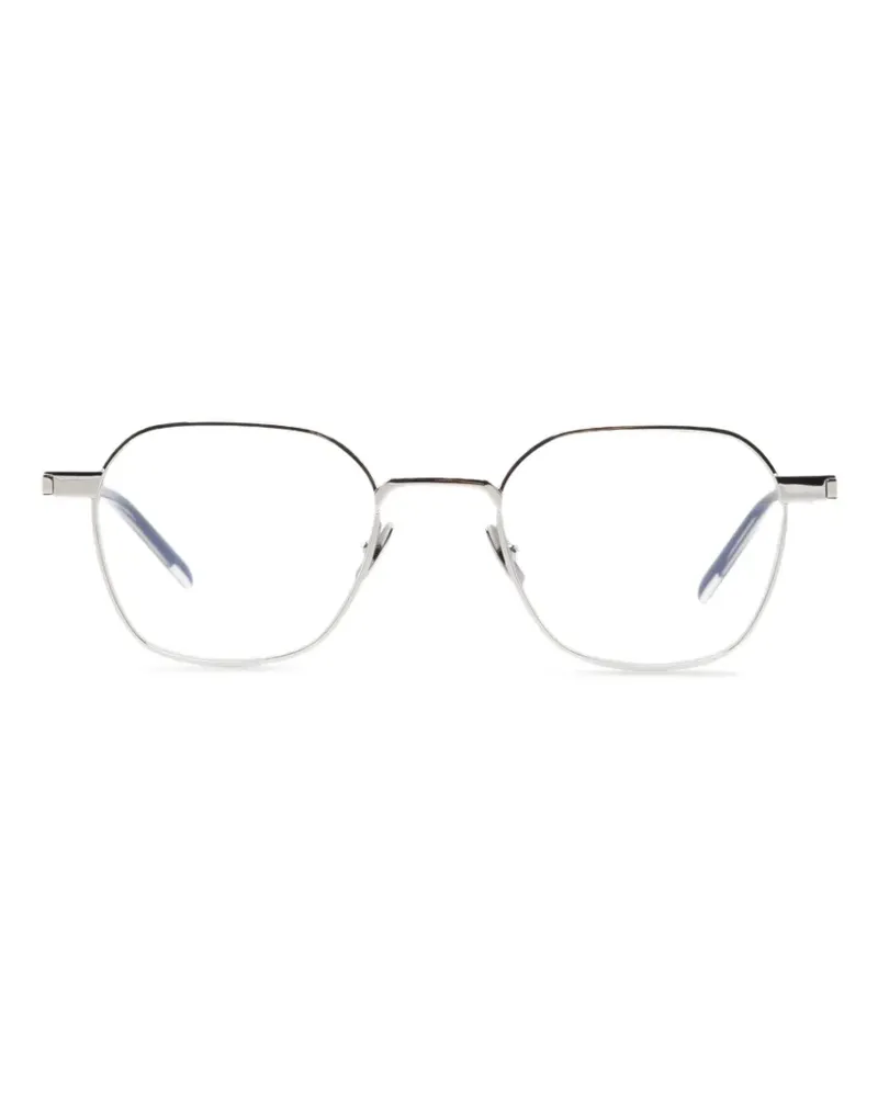Saint Laurent Brille mit geometrischem Gestell - Silber Silber