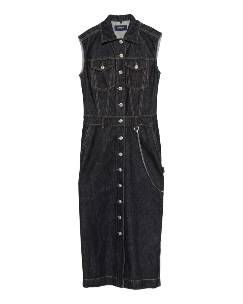 SPORTMAX button denim dress - Blau Blau