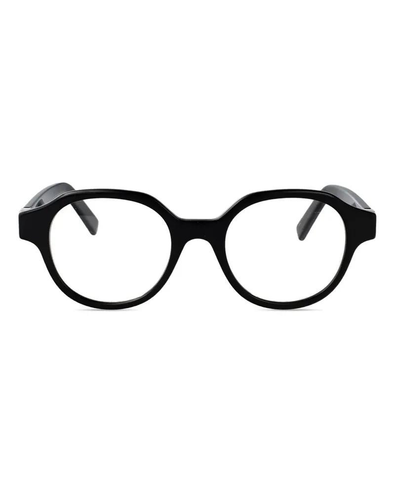 Givenchy Brille mit rundem Gestell - Schwarz Schwarz