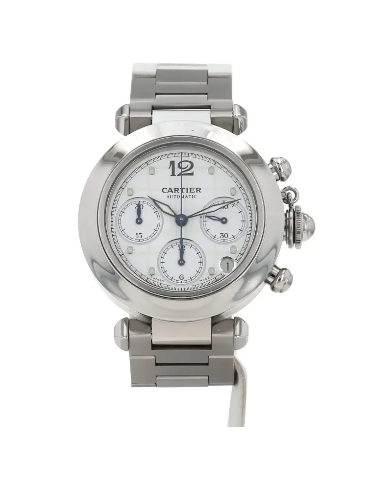 Cartier 2000s Pasha Chrono 36mm - Weiß Weiß