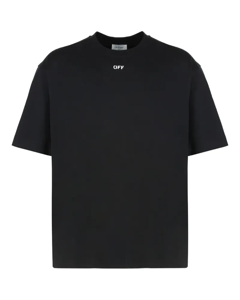 OFF-WHITE Klassisches T-Shirt - Schwarz Schwarz