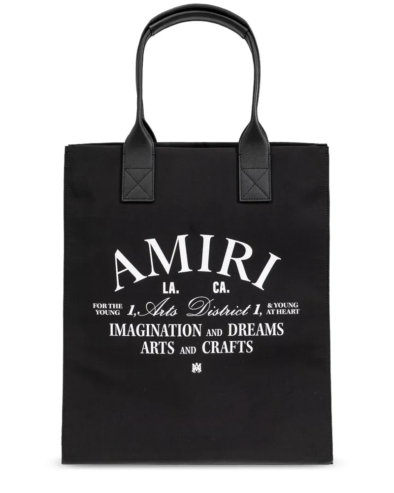 Amiri Arts District Tote Bag - Schwarz Schwarz