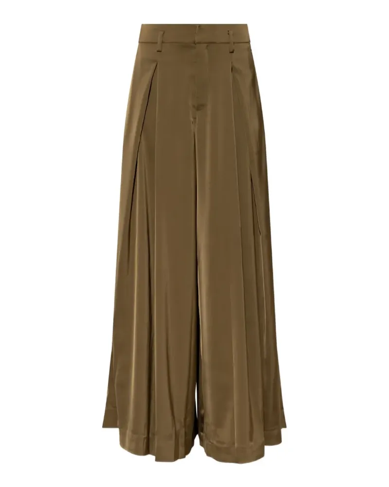 Gestuz Gzcerina pleated wide-leg trousers - Grün Grün