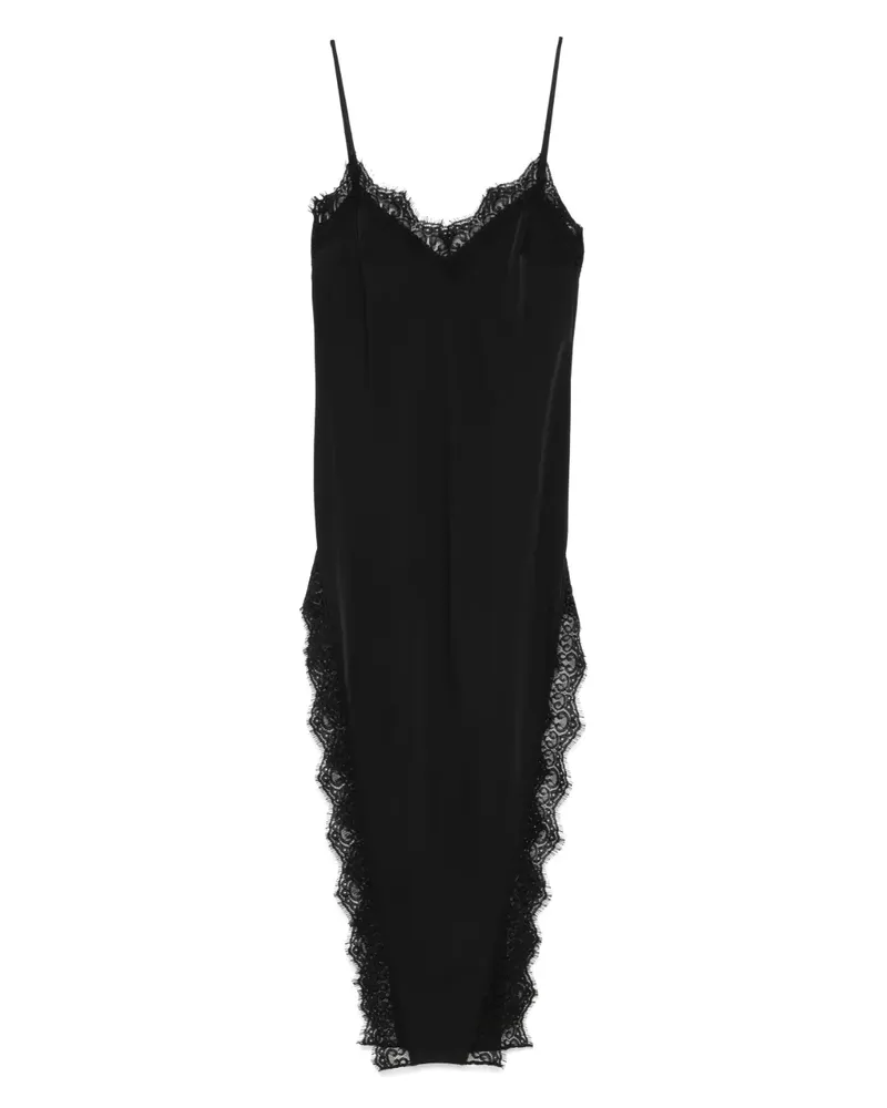 NISSA Kleid mit Schlitz - Schwarz Schwarz