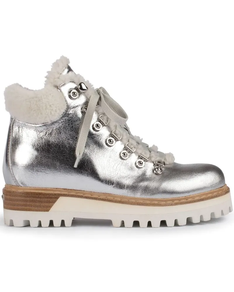 Le Silla St. Moritz Stiefeletten 40mm - Silber Silber