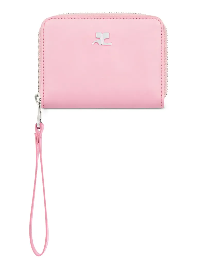 Courrèges Portemonnaie mit Reißverschluss - Rosa Rosa