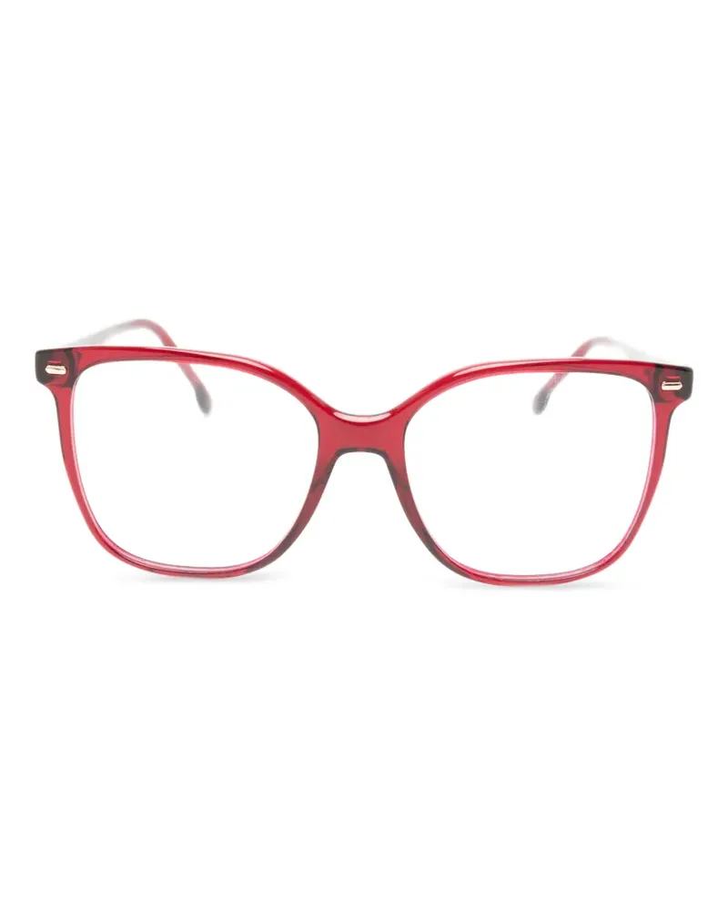 Carrera Brille mit eckigem Gestell - Rot Rot