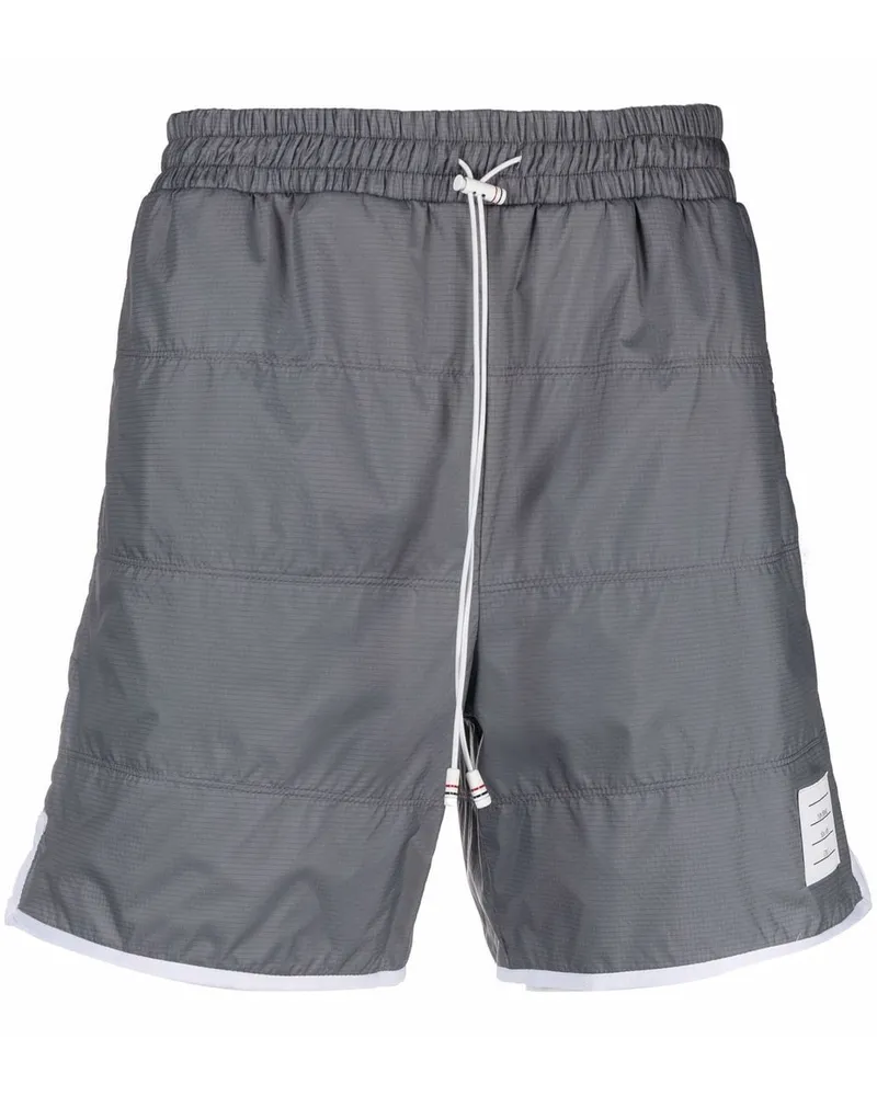 Thom Browne Ripstop-Joggingshorts - Silber Silber