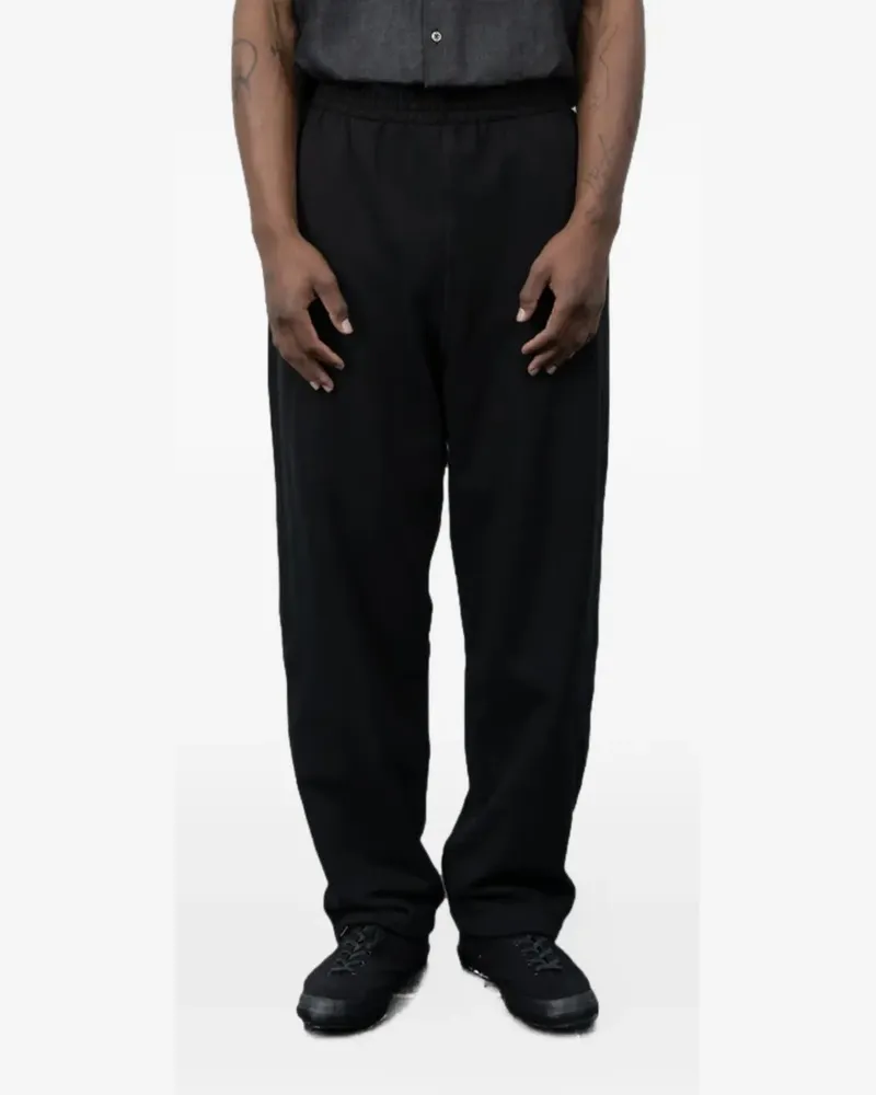 Lady White Co. elasticated-waistband track pants - Schwarz Schwarz