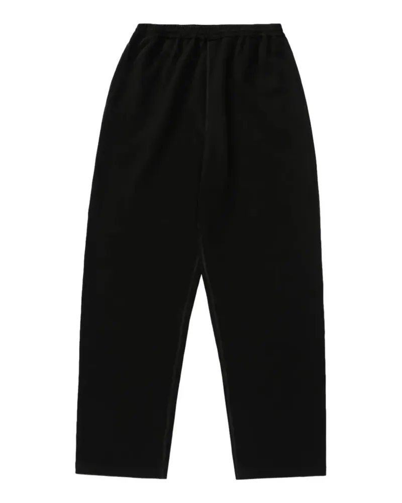 Lady White Co. elasticated-waistband track pants - Schwarz Schwarz